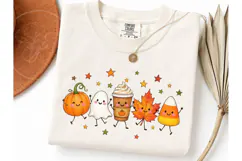 Cute Fall Halloween PNG Shirt Design Product Image 1
