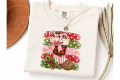 Christmas Stocking PNG Sublimation Tee Product Image 3