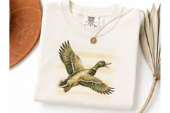 Mallard Duck Flying Halloween PNG Tee Product Image 3
