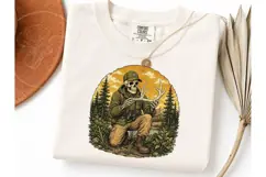 Skeleton Hunter Antler PNG Shirt Design Product Image 3