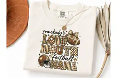 Loud Mouth Football Mama PNG Tee Product Image 1