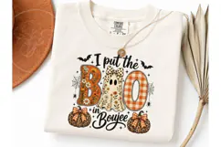 I Put the Boo in Boujee PNG Shirt Product Image 3