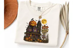 Spooky Motel Halloween PNG Shirt Design Product Image 3
