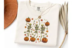 Dancing Skeletons Halloween PNG Tee-Dancing Skeletons Hallow Product Image 3