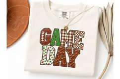 Game Day Football PNG Sublimation Tee-Game Day Football PNG Product Image 1