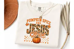 Pumpkin Spice Jesus Christ PNG Tee Product Image 1