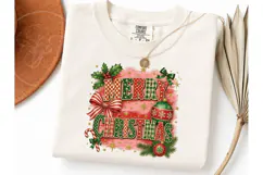 Merry Christmas Retro PNG Sublimation Te Product Image 1