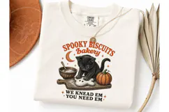 Spooky Biscuits Bakery Halloween Cat PNG Product Image 3
