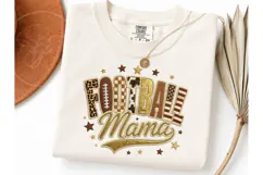 Football Mama PNG Sublimation Tee Design Product Image 1