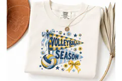 Volleyball Season Pennant PNG Tee Design Product Image 1