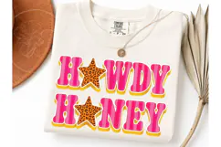 Howdy Honey Western PNG Shirt Design Product Image 3