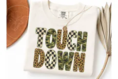 Touchdown Camo Leopard PNG Tee Design Product Image 1