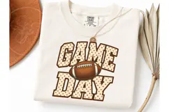 Game Day Football PNG Sublimation Tee-Game Day Football PNG Product Image 1