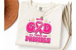 With God All Things Possible PNG Tee Product Image 1