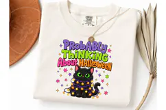 Probably Thinking About Halloween PNG Te Product Image 3