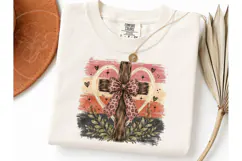 Boho Cross Leopard Bow PNG Sublimation Product Image 3