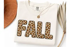 Fall Leopard Print PNG Shirt Design Product Image 1