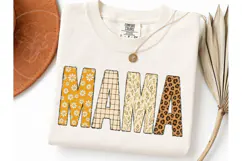 Boho Mama Patterned PNG Sublimation Tee Product Image 3