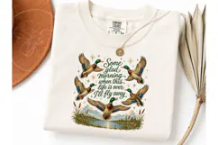 I'll Fly Away Duck Mallard PNG Tee Product Image 3