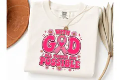 With God All Things Possible PNG Tee Product Image 3