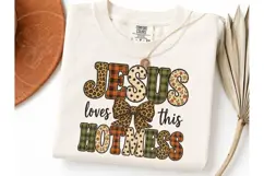 Jesus Loves This Hotmess PNG Tee Product Image 3