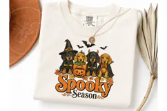 Spooky Season Dachshund Halloween PNG Te Product Image 3