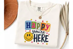 Happy You're Here Halloween PNG Tee Product Image 3