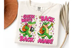 Guess Who's Back Alligator PNG Tee Product Image 3