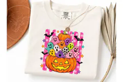 Halloween Ghost Pumpkin PNG Shirt Design Product Image 3