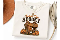 Saddle Up Spooky Halloween PNG Tee Product Image 3