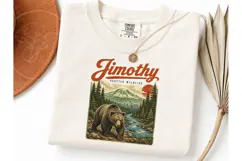 Jimothy Seattle Wildlife Bear PNG Tee Product Image 3