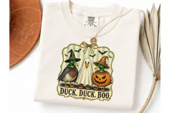 Duck Duck Boo Halloween PNG Tee Product Image 3