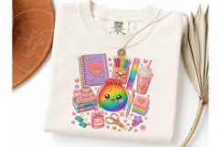 Cute Teacher School Supplies PNG Sublima Product Image 3