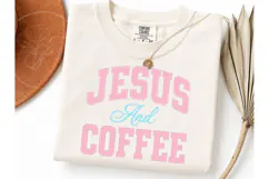 Jesus And Coffee PNG Shirt Design Product Image 3