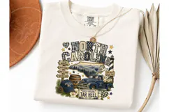 North Carolina Tar Heel PNG Shirt Design Product Image 3