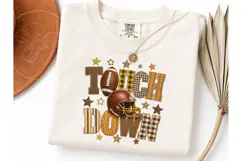 Touchdown Football Halloween PNG Tee Product Image 1