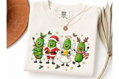Christmas Pickle Characters PNG Shirt Product Image 3