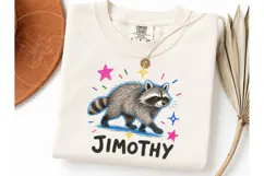 Jimothy Raccoon Halloween PNG Tee Design Product Image 3