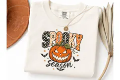 Spooky Season Pumpkin Halloween PNG Tee Product Image 1