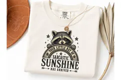 Sarcastic Raccoon Sunshine PNG Tee Desig Product Image 1