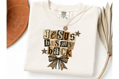 Jesus Has My Back Halloween PNG Tee Product Image 3