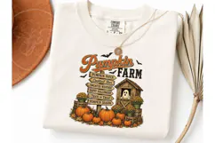 Pumpkin Farm Halloween PNG Shirt Design Product Image 1