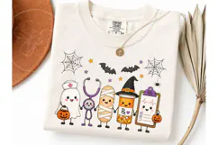 Halloween Nurse Pharmacy PNG Shirt Desig Product Image 3
