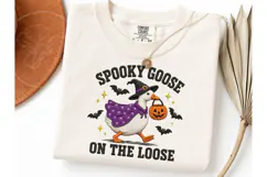 Spooky Goose Halloween PNG Shirt Design Product Image 3