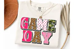 Game Day Football PNG Sublimation Tee Product Image 3