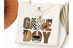 Game Day Football PNG Sublimation Tee Product Image 3