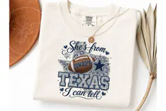 She's From Texas Cowboys PNG Shirt Product Image 3