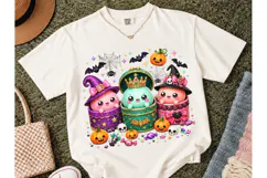 Kawaii Halloween Ghost PNG Sublimation Product Image 2