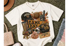Game Day Football PNG Sublimation Tee Product Image 2