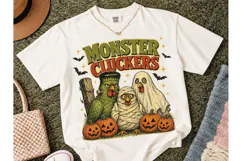 Monster Cluckers Halloween Chicken PNG Product Image 2